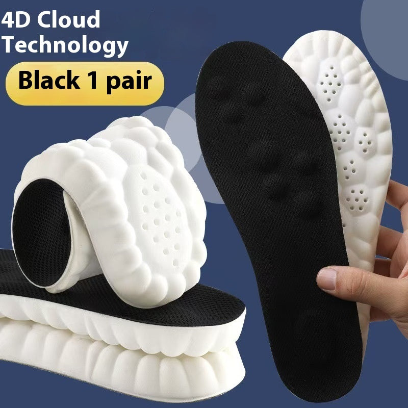 Insole Sports Shock Absorption Arch Support High Elastic Running Military Training
