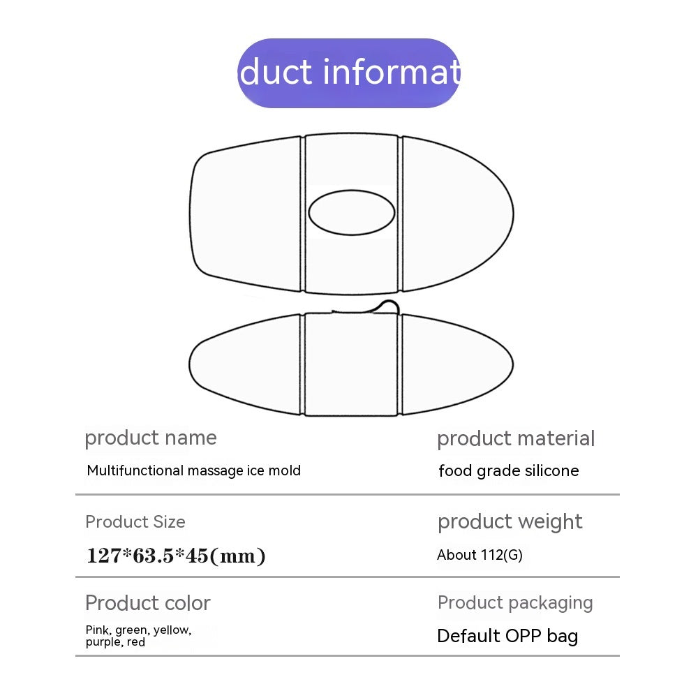 CoolGlow™ Ice Roller – Rullo Rinfrescante per il Massaggio del Viso